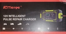12V 6A Car Battery Charger Intelligent Automatic Pulse Repair Starter AGM/GEL