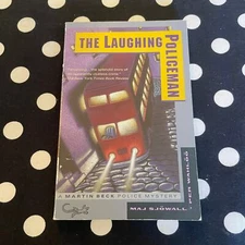 The Laughing Policeman by Maj Sjowall 1992 Black Lizard Softcover Martin Beck