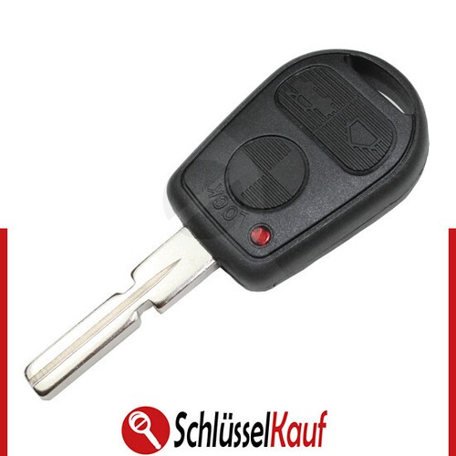 Auto Schlüssel 3 Tasten Gehäuse + BATTERIE passend für BMW E36 E38 E39 E46 Z3 - Picture 8 of 21