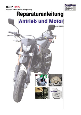 Reparaturanleitung RIS KSR TW 125,  Antrieb und Motor