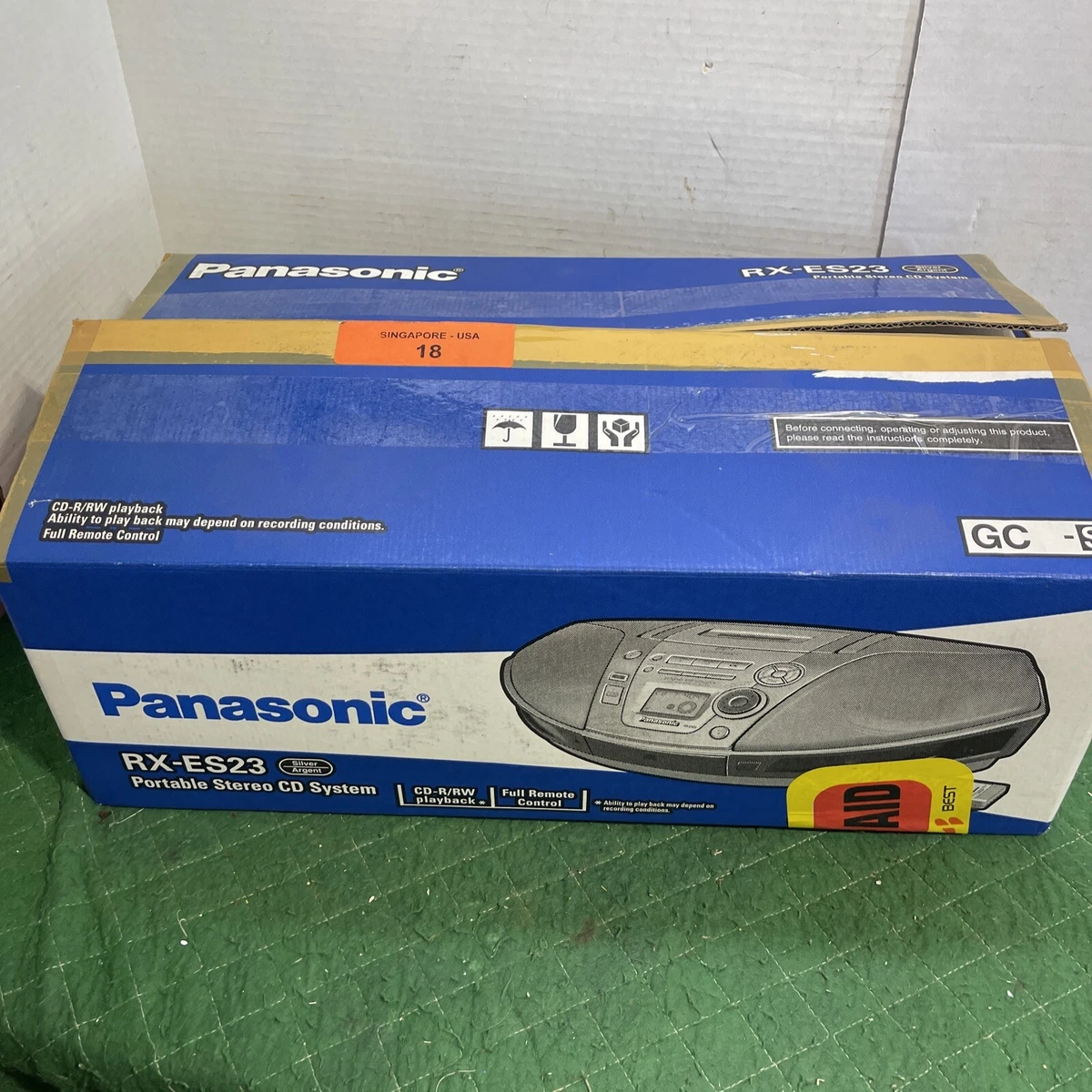 Panasonic Rx Es23 Rx-Es23 Portable Stereo Cd System New In Box | EBay