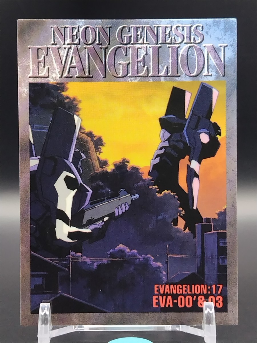 EVA-00' & EVA-03 Evangelion Card 1997 Japanese BANDAI TCG