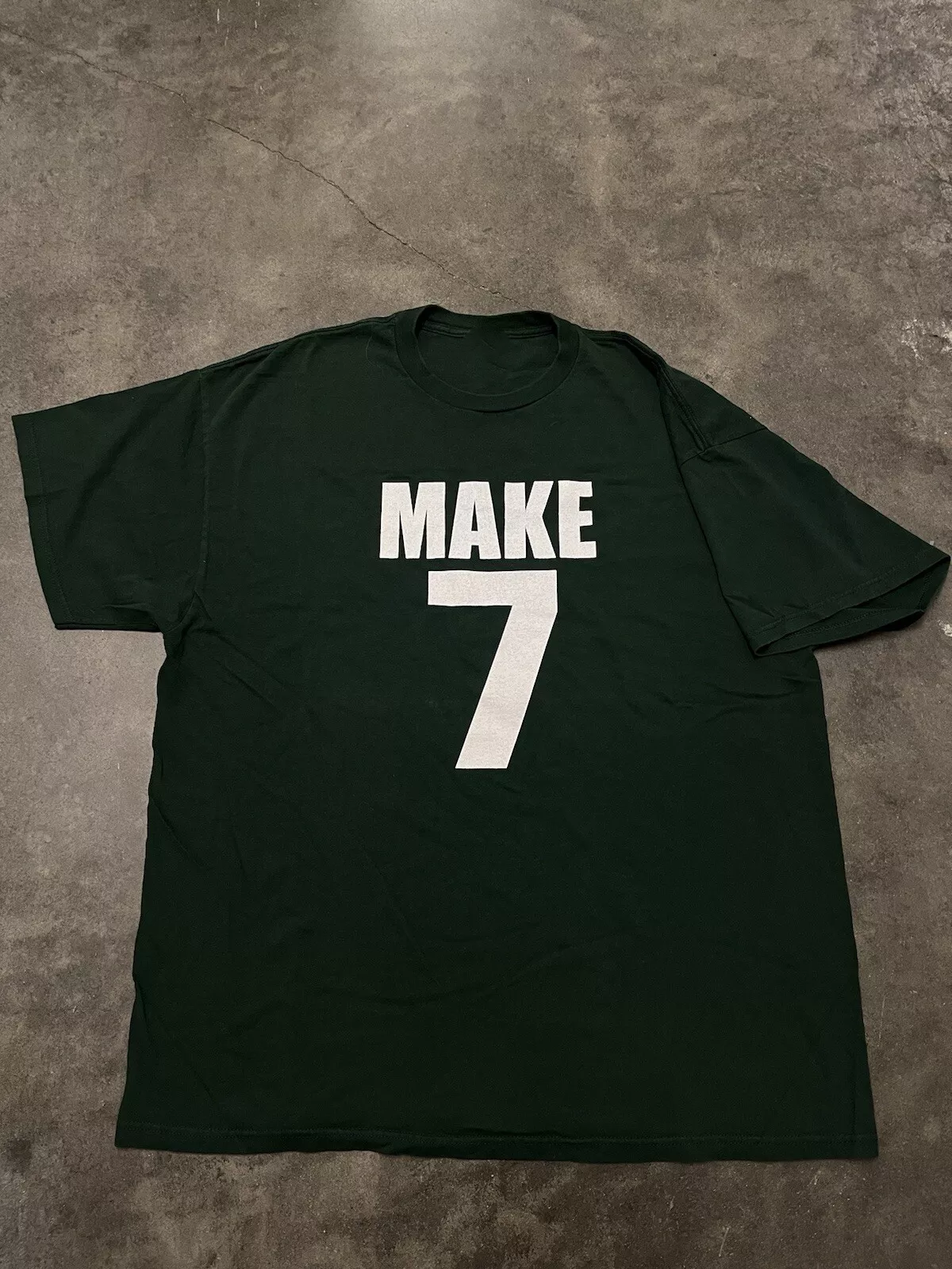 Vintage Green 7 Up Shirt Double Sided Soda Pop Graphic Tee for Men