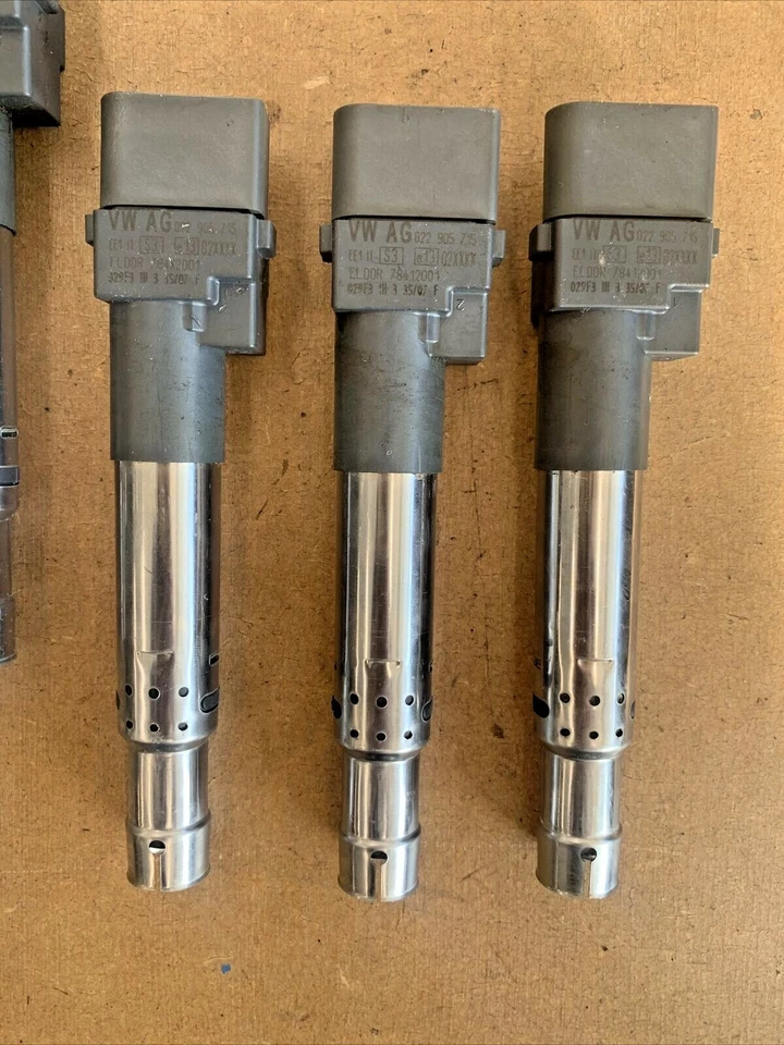 2004-2008 Audi TT Quattro Ignition Coil Set of 6 022905715 OEM - Image 4 of 4