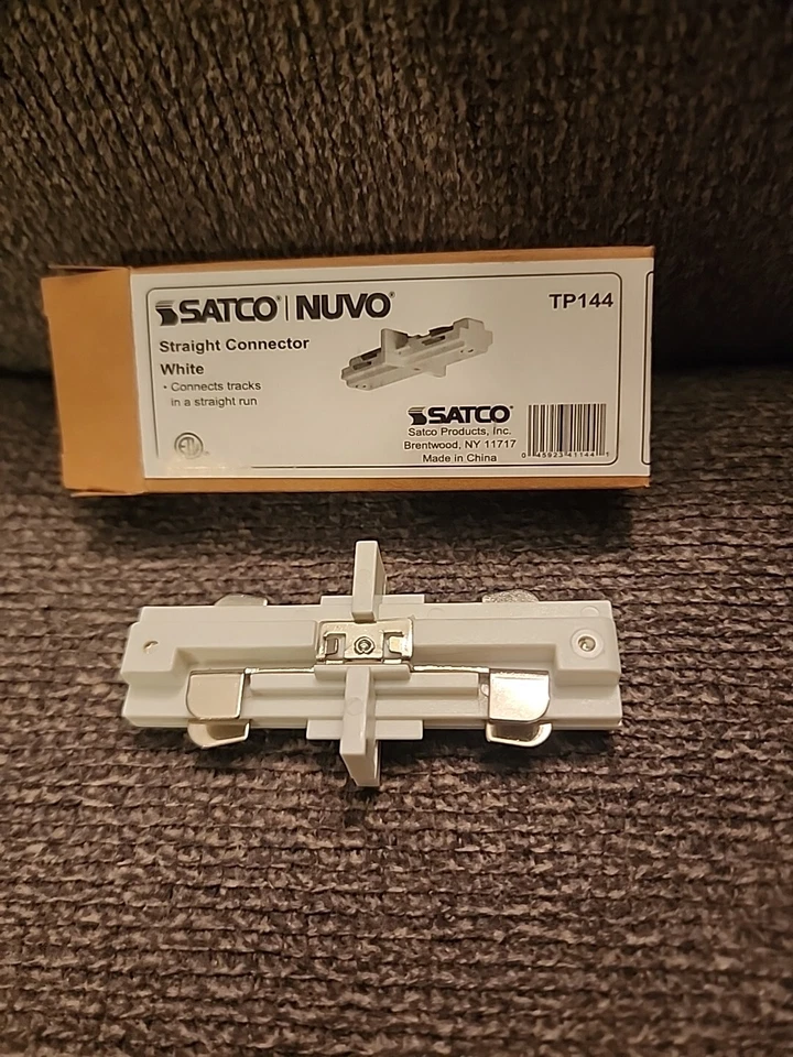SATCO TP144 белый мини прямой разъем для Track LightingSATCO TP144 белый - Изображение 2 из 3