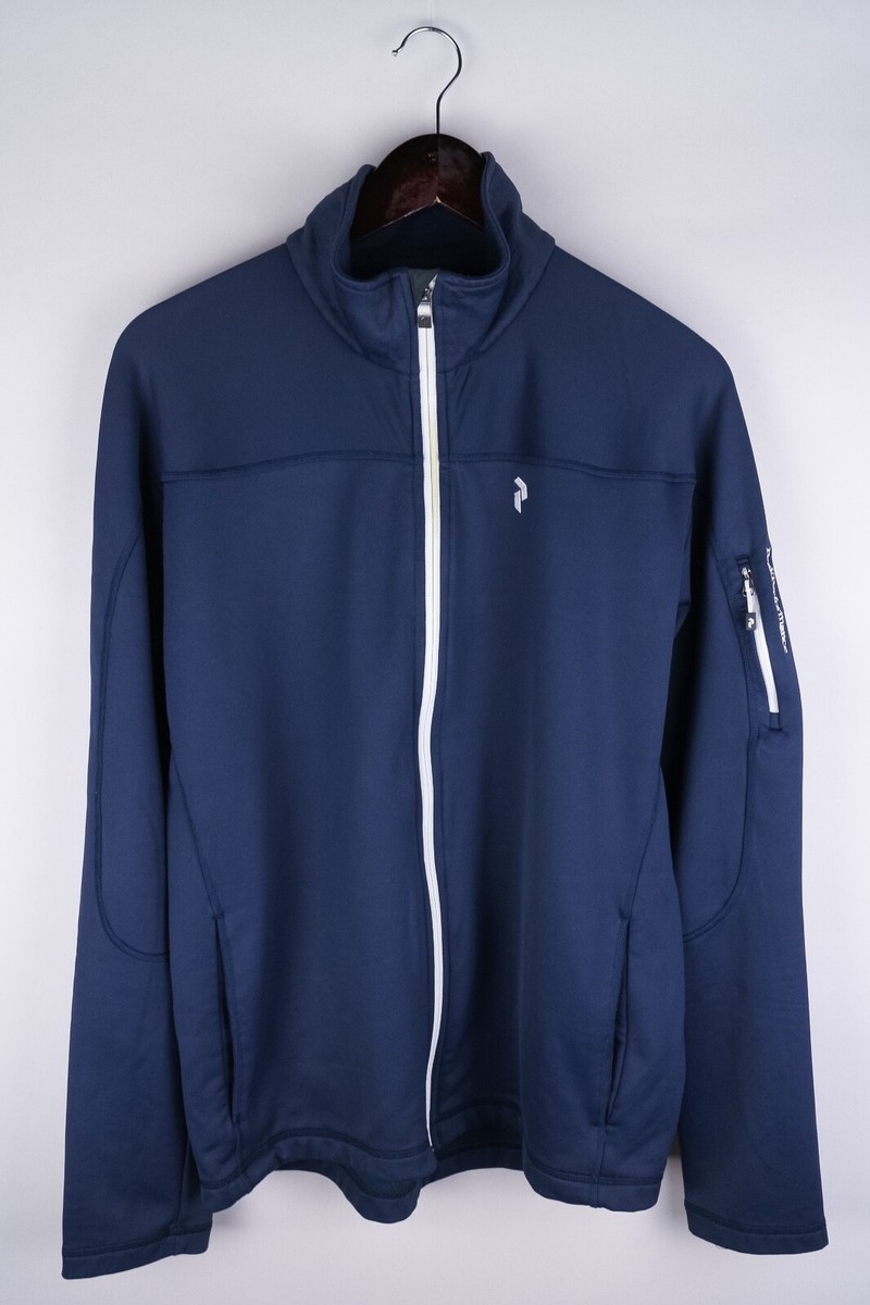 Peak Performance TRIGGER Z Men Track Jacket Activewear Blue Peak Performance TRIGGER Z Men Track Jacket Activewear Blue