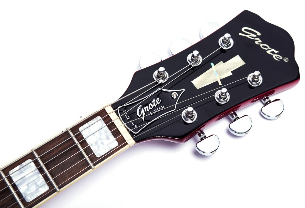 Grote Jazz Electric Guitar Semi-Hollow Body Chrome Hardware Grote Jazz Electric Guitar Semi-Hollow Body Chrome Hardware