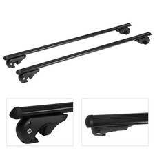For Subaru Outback 2010-2014 Lockable Roof Rack Cross Bars Luggage Carrier Black