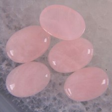 18x13mm 30pcs Natural Rose Crystal Stone Oval Beads CAB CABOCHON Jewelry No Hole