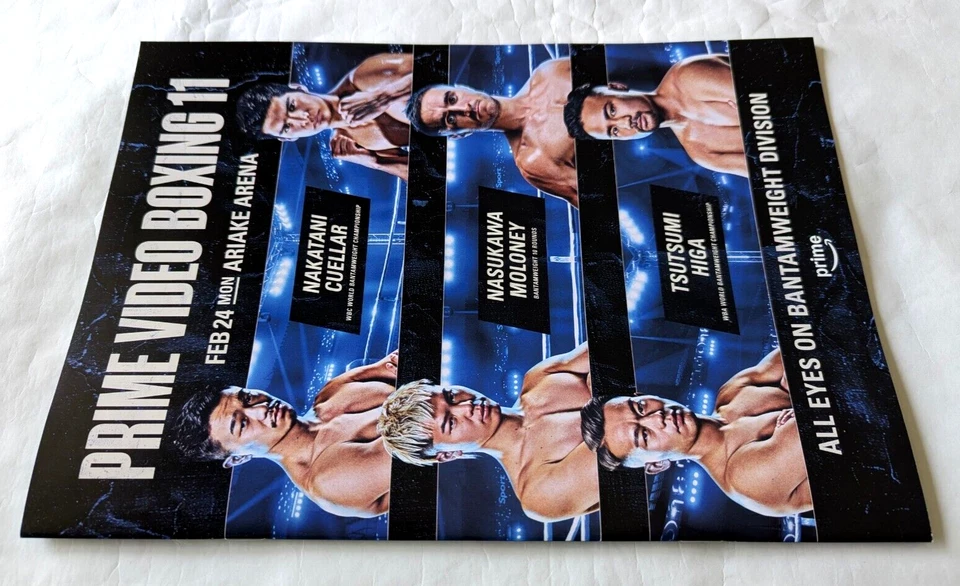 Boxing Program Junto Nakatani Cuellar WBC Tenshin Nasukawa Moloney Tsutsumi Higa - Image 3 of 4