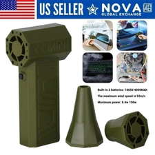 Mini Portable Blower Fan Turbo 130000RPM Electric Jet Dry Blower Air Blower US
