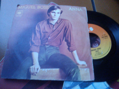 7'' MIGUEL BOSE' ANNA LUCKY GUY COVER SEHR GUTER ZUSTAND + VINYL EX +