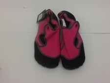 NEW Athletic Women's Watershoes Size 11-12 Rubber Sole Mesh BeachSurf Boat Pink