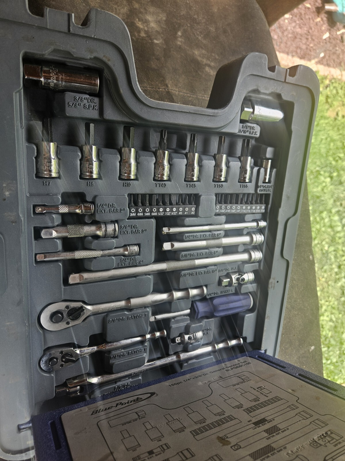 Blue Point BLPGSSC155 155pc Combination SAE / Metric General Service