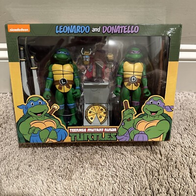Neca TMNT 2 Pack Leonardo And Donatello Target Exclusive NEW
