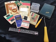 Sewing needles lot  Notions /Various Sizes/Singer, Colonial, Susan Bates 50 