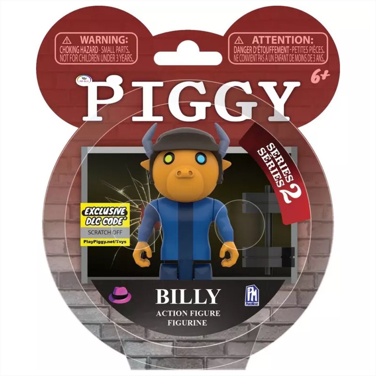 PIGGY BILLY 3.5” Series 2 Action Figure Toy Roblox w/ DLC
