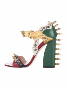 gucci studded sandals
