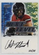 2022 SAGE High Series Next Level Signatures Silver /25 Clint Ratkovich Auto