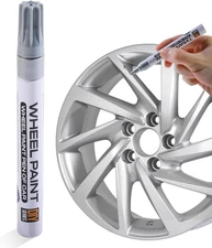 Car Rim Repair Kit Curb Rash,Touch Up Paint 1 count (pack of 1), Silver 