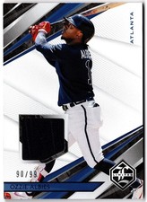 2022 Panini Chronicles Limited Swatches Jersey Blue OZZIE ALBIES LS-OZ 99 Braves
