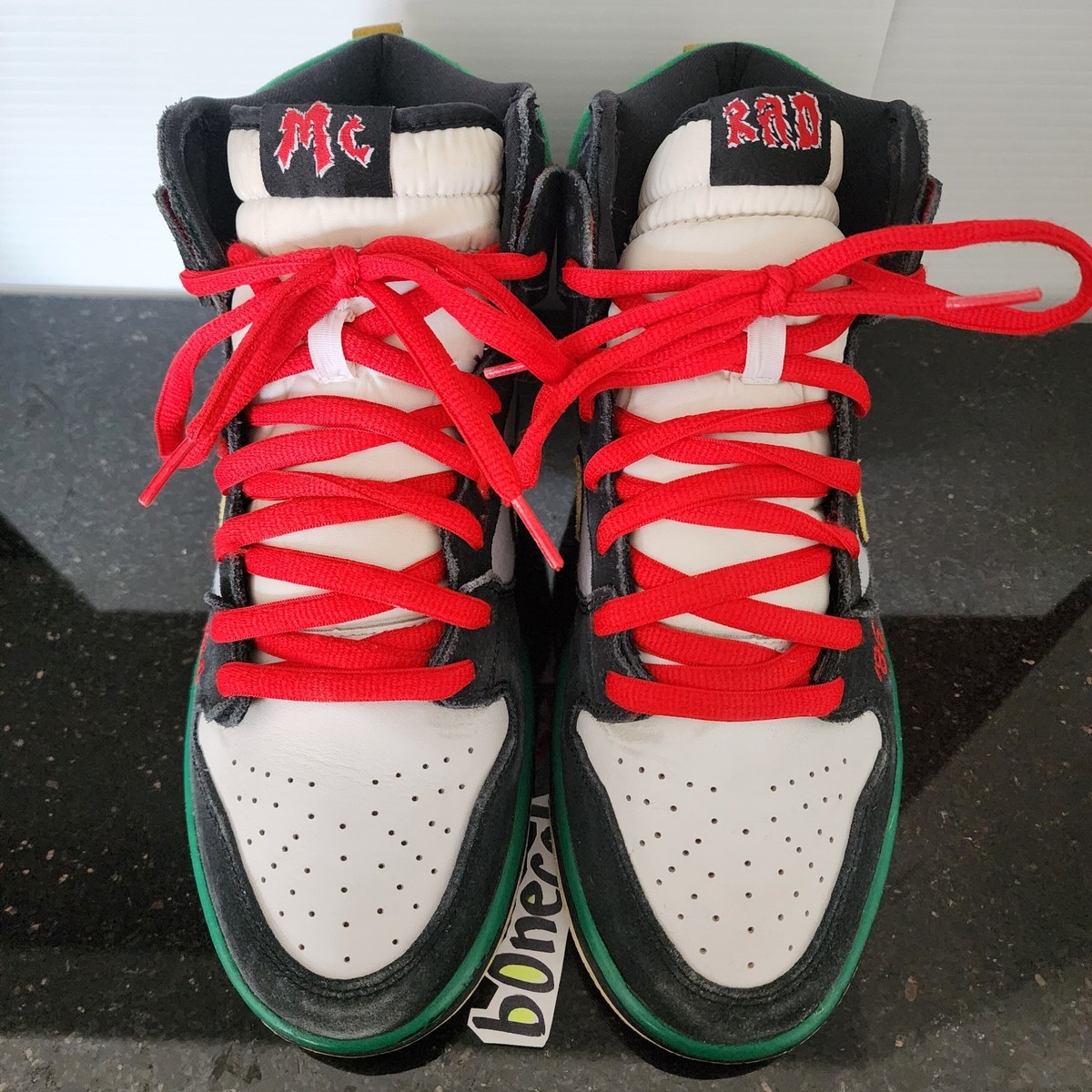 Nike Dunk SB High McRad Size 10.5 MEN Skate Shoes 554673 001 