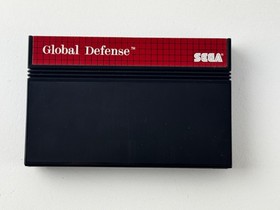 Global Defense (Sega Master System, 1987) Complete With Manual & Insert