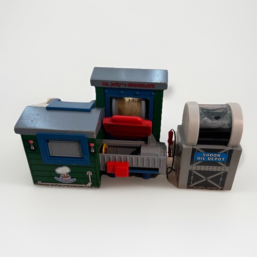Sodor Oil Depot & Mr.jolly Chocolate Thomas & Friends Wooden Railway Trains