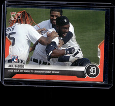Akil Baddoo - 2021 MLB Topps Now #36 Red 05/10 Parallel Detroit Tigers