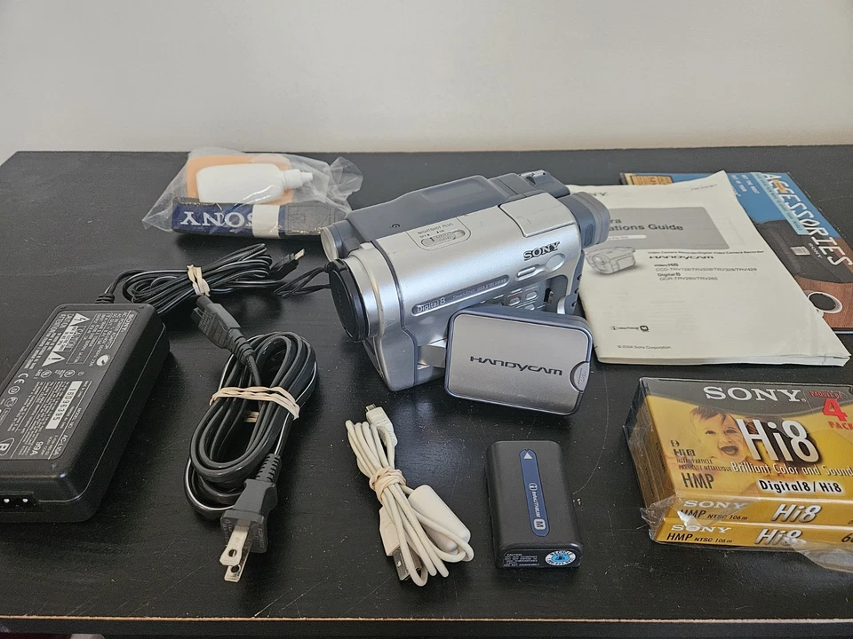 Videocámara Sony Handycam Digital8 8 mm reproductor de cinta de video para el hogar transferencia de videos Foto 2 de 4