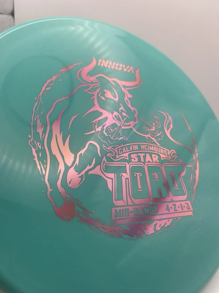 2022 USDGC Innova disc golf Turquoise star Toro CALVIN HEIMBURG Tour Support - Image 2 of 4