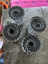 4 x 5 metre corrugated galvanized steel lawn edging - 16.5cm tall Garden Border