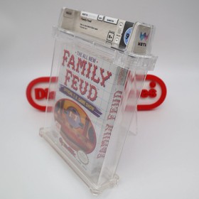 NES Nintendo FAMILY FEUD - T.V. GAME SHOW - WATA GRADED 9.2 B+! NEW & Sealed!