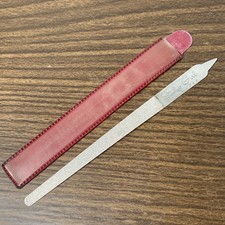 Vintage 6  Studio Girl Hollywood Nail File w Sleeve- Similar To Diamon Deb