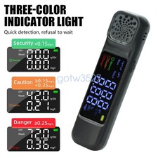 Digital Alcohol Breathalyzer High-Precision Breath Alcohol Analyzer Tester USB C