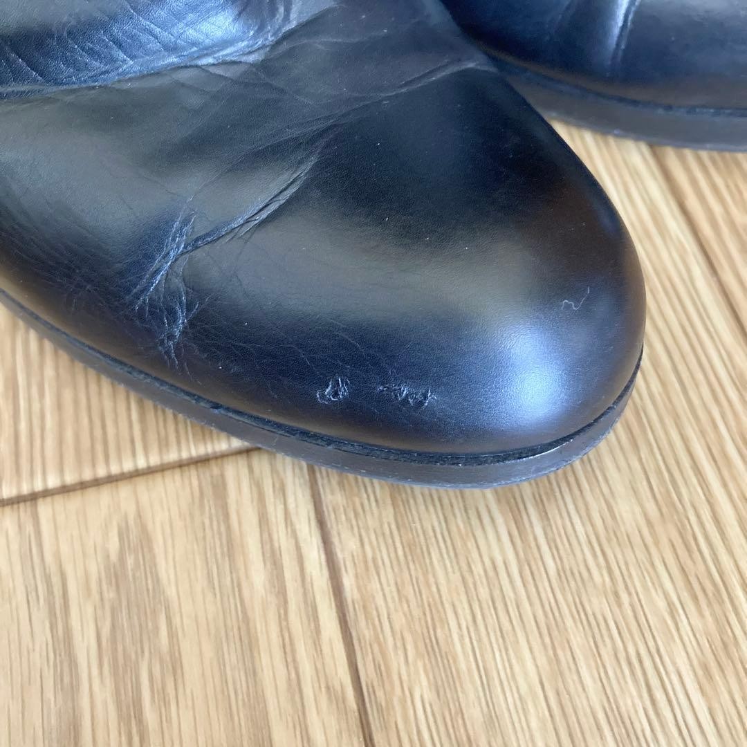 GUCCI Boots Heel Long Leather Black EU37.5/US7.5 113172c thumbnail 18