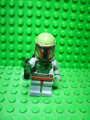 Lego Star Wars Figur Boba Fett Head Beard Stubble SW0396 Set 9496 ,  R 2