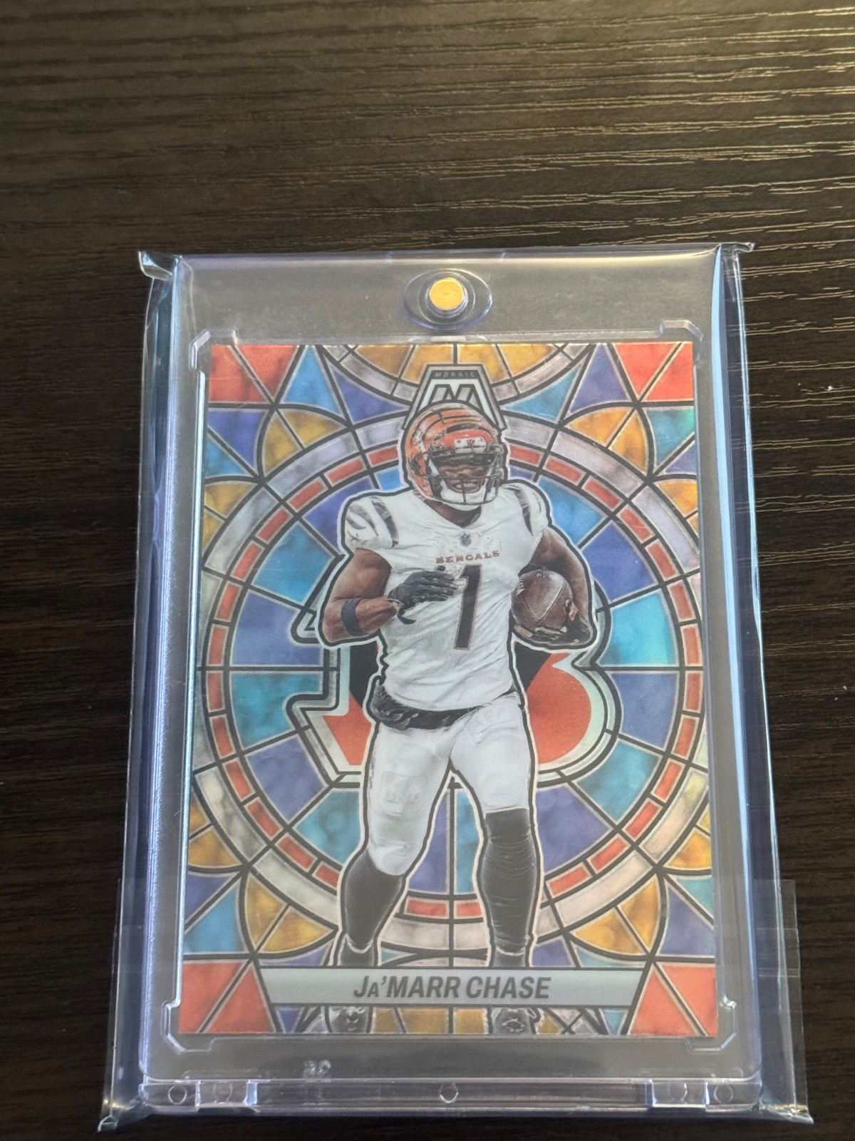 2023 Panini Mosaic - Stained Glass Ja'Marr Chase #SG-13