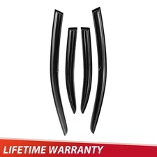 Rain Guards Fits Mitsubishi Lancer 2008-2017 Mugen Style 4Pcs Tape-on JDM