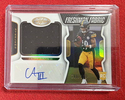 Panini 2022 Certified Calvin Austin III Steelers Freshman Fabric Auto #238 /199