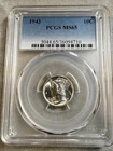 1943 Mercury Dime - PCGS MS65 - 10C Graded - Beautiful