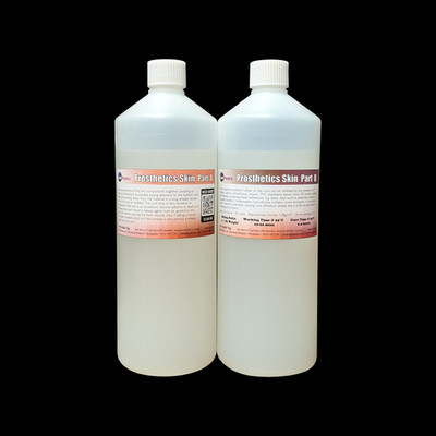 RTV Prothese Hautqualität Silikonkautschuk 2kg Kit *dermatologisch getestet*