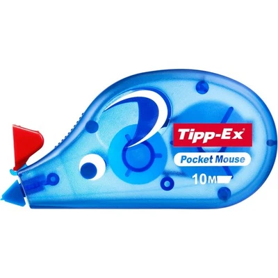 TIPP EX Tipp-Ex Pocket Mouse Correction Roller with Tape Protection Cap 10 m x 4.2mm