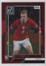 2022-23 Panini Donruss Red /99 David Zima #22 Rookie RC