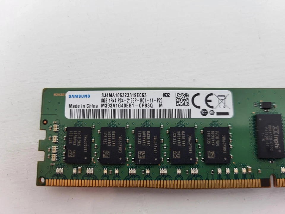 Samsung 8GB (1x8GB) 2133 MHz DDR4 SERVER RAM M393A1G40EB1-CPB3Q - Image 2 of 3