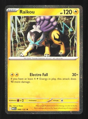 Raikou 048/132 Cosmo Holo Promo Rare NM 