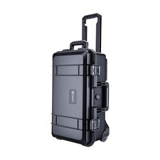 Waterproof Hard Case 19in Wheels Pluckable Foam Camera Equipment Storage