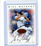 Mike Matheny 1996 Leaf Signature Series Bronze On Card Autograph Auto