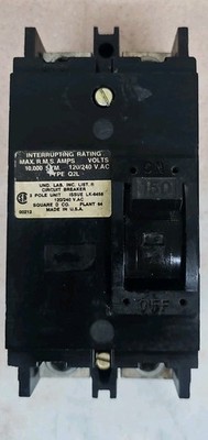 Square D Q2L2150 Circuit Breaker, 150A, 240VAC, 2Pole -