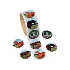 Horse Party Sticker Rolls, Stationery, 1 Piece